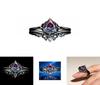Modern Womens Flower Design Alloy Ring With Electroplated Finish For Stylish Casual Wear