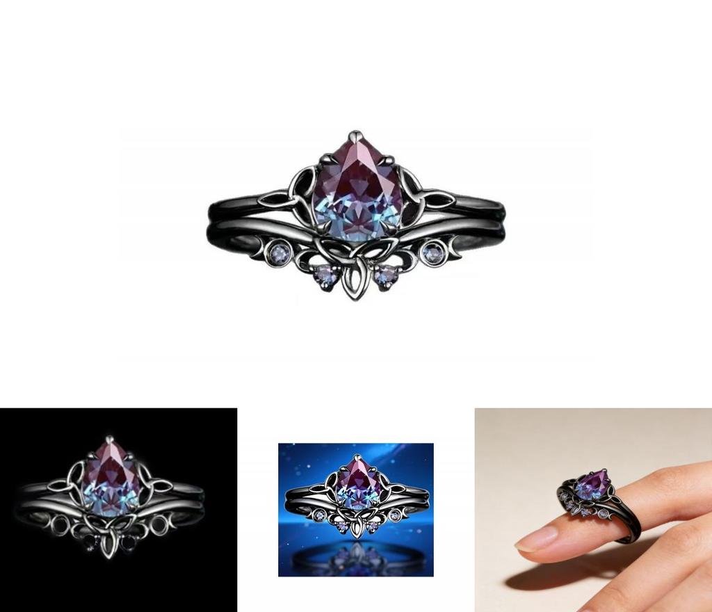 Modern Womens Flower Design Alloy Ring With Electroplated Finish For Stylish Casual Wear