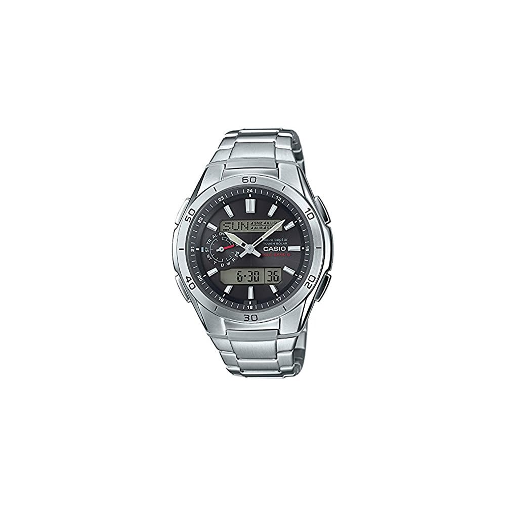 Casio Waveceptor Solar Radio-Controlled Watch WVA-M650D-1AJF Silver Stainless Steel 100m Water Resistant