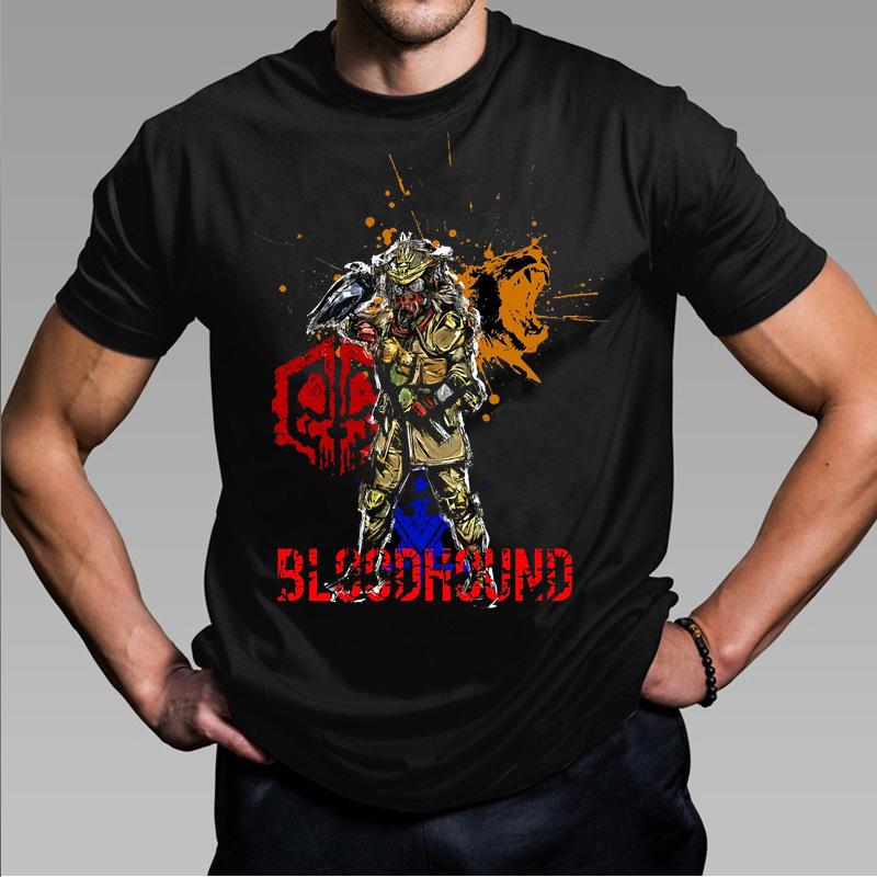 Apex Legends Game Print Short Sleeve Harajuku Fashion Apex T-shirt Men Women Black Streetwear Cool Cosplay Teeshirt Tops