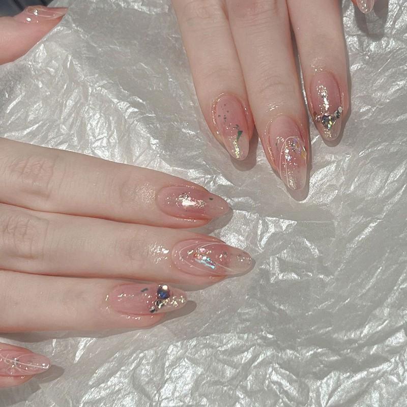 Nail Art Shimmer Flakes Iridescent Aurora Cloud Powder Ultra Thin Dreamy Glitter Sequins DIY Manicure