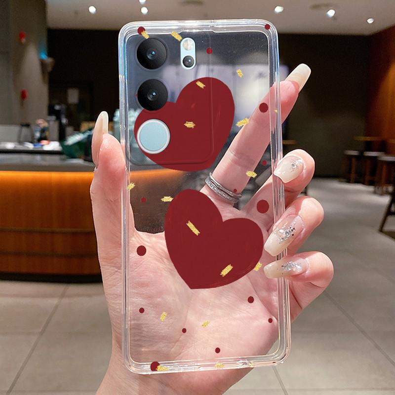 

Case For Vivo V29 V29E Flower Butterfly Protective Casing For Vivo V29 Pro Fundas Capa Transparent Soft Silicone TPU Phone Cover vivo V29