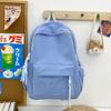 Schoolbag large capacity casual versatile plaid backpack new 1011 sweet girl college style high value simple schoolbag