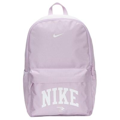 21L Brand Logo Simple Large Capacity Polyester Backpack Medium Unisex Backpack Light-Purple N32533091GS-003