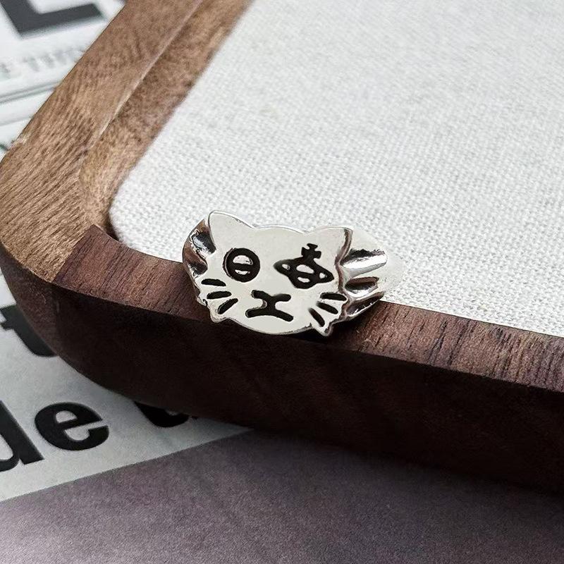 Stapelring Mode Cool Persönlichkeit Kreuzring Multi-Element Mix & Match Retro Retro Neutraler Stil Zeigefingerring