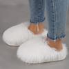 Women's Winter Plush Slip-On Slippers Warm Non-Slip Indoor House Shoes for Cold Weather Warm Slippers(Order A Size Up)
