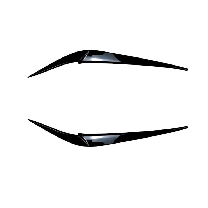 2pcs Car Headlight Eyebrow Eyelid Cover For BMW X3 X4 G01 G02 2018 2019 2020 2025 Headlamp Eyebrow Trim accessories