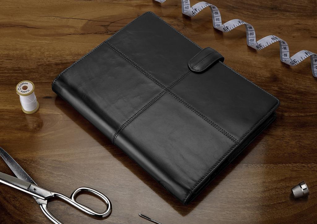 Filofax Classic Stitch System Notebook A5 Black 028510