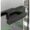 Smart Aluminum Alloy Glass Door Knobs Rotation Lock With Tuya App + Key Knobset Handle Metal Door Knob Lock For Bedroom Bathroom