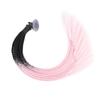 Motorcycle Helmet Dreadlock Braid Decor, 60cm Suction Cup for Delivery Riders