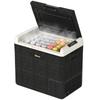 50L Portable Car Refrigerator - Grey and Black