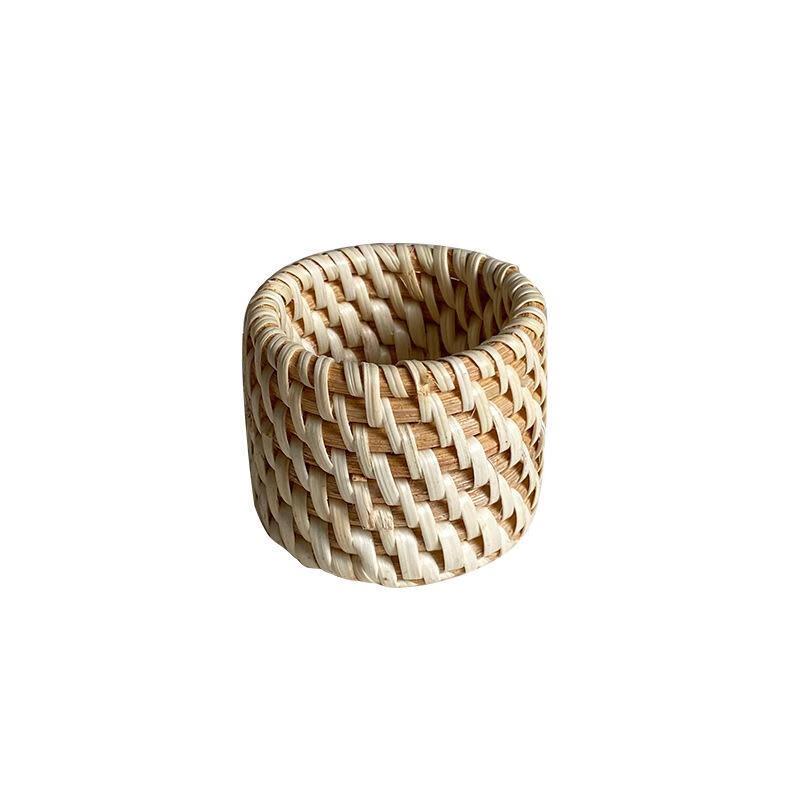 Handwoven Rattan Napkin Rings