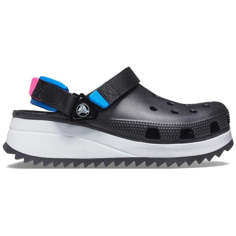 Crocs Classic Clog Round Toe Perforated Shoes Men Clogs Black Blue 206772-001