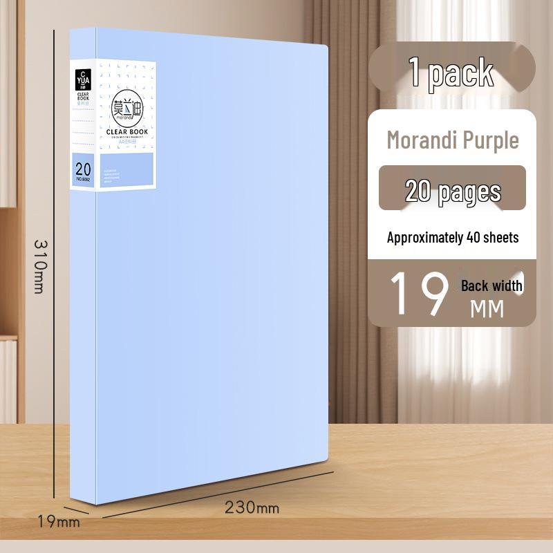 A4 Transparent Insert Divider File Organizer with 6082 Pages