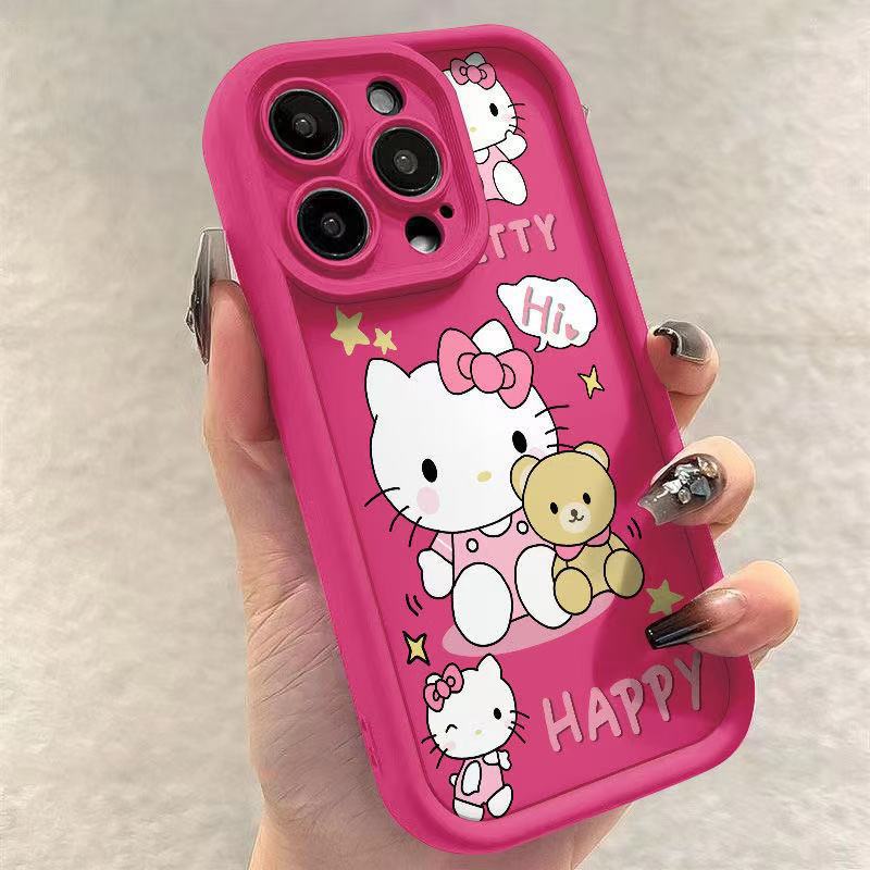 Cute KT cat is suitable for iphone11pro mobile phone case Apple 11 anti-drop 11 cartoon 11promax new 11.