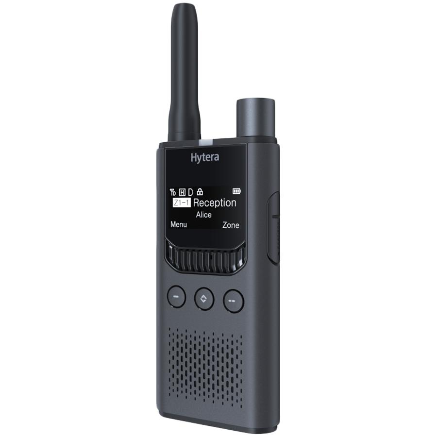 Radio HYTERA DMR+analogica HYT-S35, PMR446-446 MHz, 2200 mAh, BT V 5, Grigio