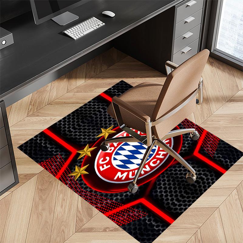 FC Bayern Munich Logo Printed Absorbent Washable Carpet, Non-Slip Bathroom Mats, Kitchen Rugs, Yoga Mat,Living Room Entrance, Camping Picnic Rugs