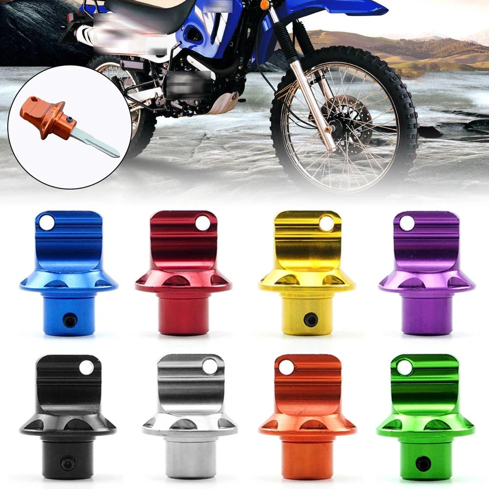 Universal Aluminum Alloy Key Bit Motorcycle Keys Head Cover Lock Motor Key Head Mouldings Electric Retrofit Accessories