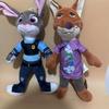 40Cm Kawaii  Zootopia Nick Wilde Judy Hopps Plush Doll Toy Anime New Sofa Room Decoration Children'S Birthday Gift