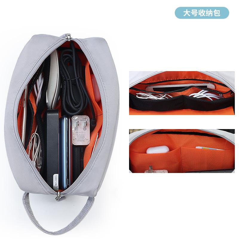 Bolsa de Almacenamiento para Gadgets Electrónicos Portátiles de Viaje, Estuche Organizador de Cables Digitales para Tarjetas de Alimentación, Discos Duros, Cables USB, Bolsa, Embrague, Bolsa Organizadora