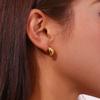MamacitaSlay Lovely Gold Silver Color Hollow Beans Earrings Modern Tarnish Free Premium Stainless Steel Earrings Lady Jewelry