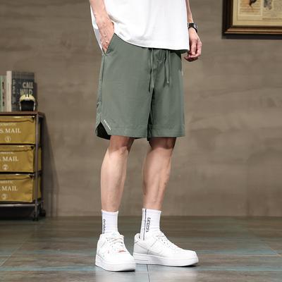 Summer Five-point Ice Silk Casual Shorts Men's Summer Thin Five-point Pants Men's Summer Trendy Loose Sports Shorts