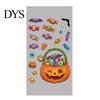 Cartoon Ghost Pumpkin Decals Halloween Window Cling Stickers, Candy Glass Decals, Self-Adhesive Removable Party Supplies for Art Home Doors