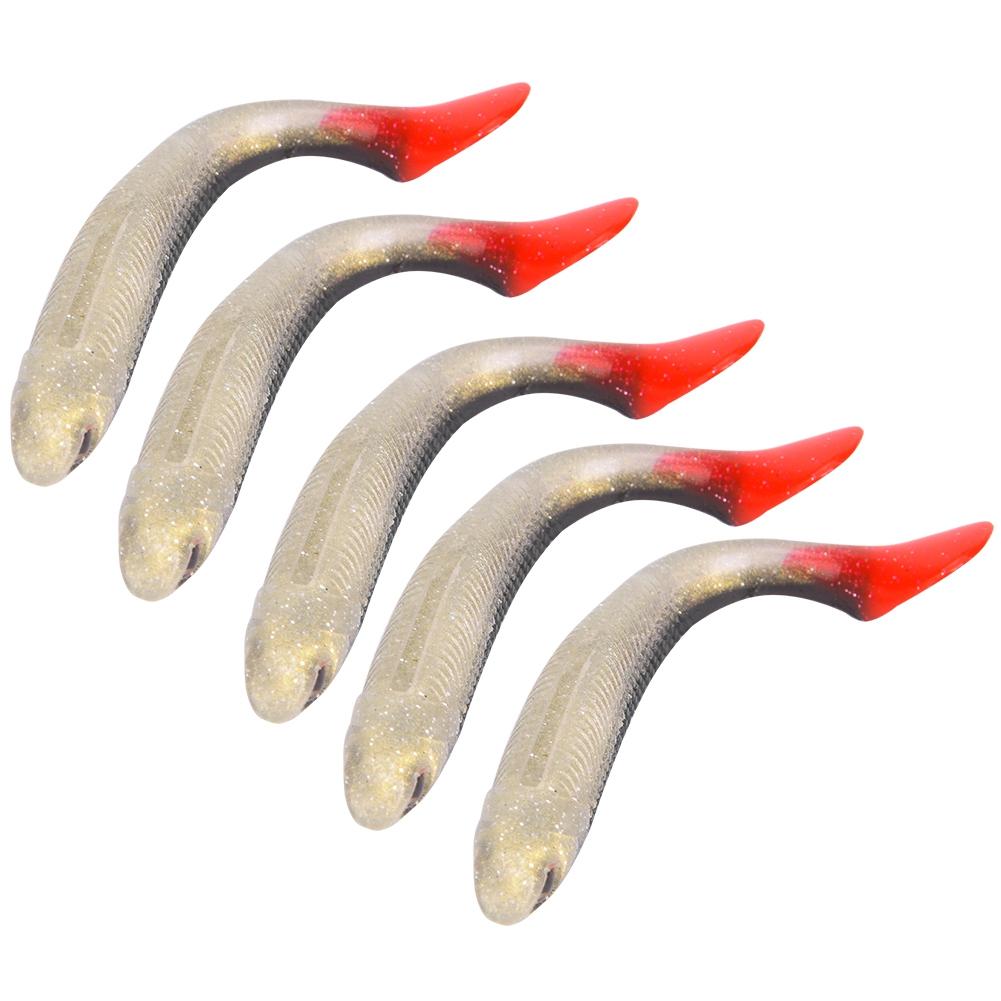 10 STÜCKE 7,5 cm 3,4 g Silikon Künstlich 3D Augen Lebensechter Swimbait Weiche Angelköder Köder Angelgerät Zubehör1#