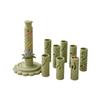 Detachable Clay Flower Shaping Tool Set with Leaf and Center Shaping Parts for Pottery Practice and Cold Porcelain Work