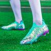33-46 Men's High Top Elastic Sock Mouth Football Boots Outdoor Long Spikes Sports Football Boots Large Size Youth Sports Kid's Football Boots