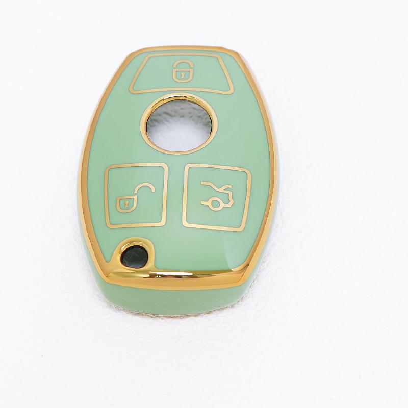 TPU Shell Car Key Case Cover For Mercedes Benz W210 W211 W242 W212 W246 W203 W204 W205 AMG A B C E S CLS CLK CLA SLK GLC GLA GLK
