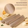 MDNG Non-stick Carbon Steel Baguette Baking Pan Set