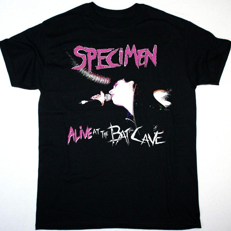 Vtg SPECIMEN ALIVE Cotton Black All Size Unisex Shirt PP209