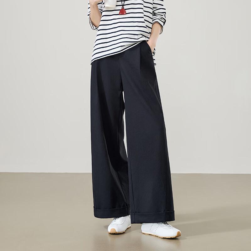 ESE-Y Women's High-Waist Loose Wide-Leg Casual Pants