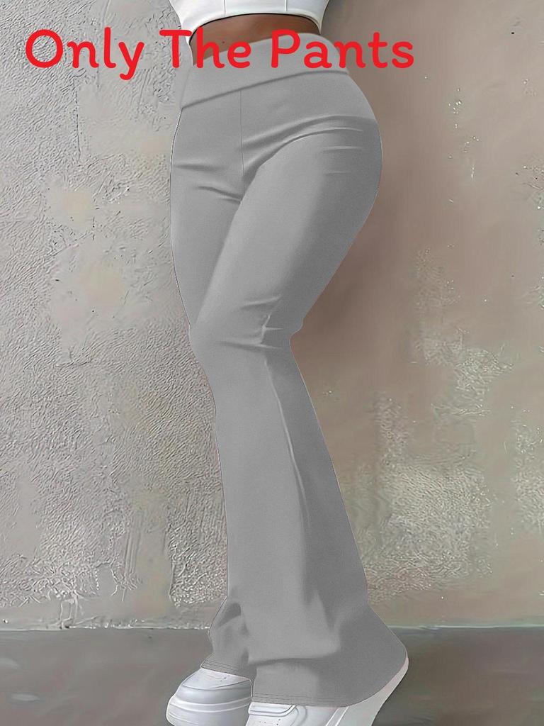 Casual Pants For Women With Polyester Spandex Fabric For Comfortable Fit