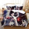 3D Print Anime Tokyo Ghoul Kaneki Ken Bedding Set Printed Duvet Cover Sheet Pillowcase Bed Soft Quilt Cover Full Queen King Size