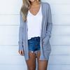 Lady Cardigan Solid Warm Multi Colors Chic Soft Touching Autumn for Working