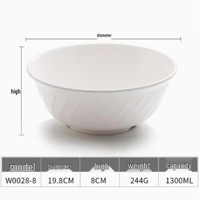 Tigela de macarrão de melamina estilo japonês