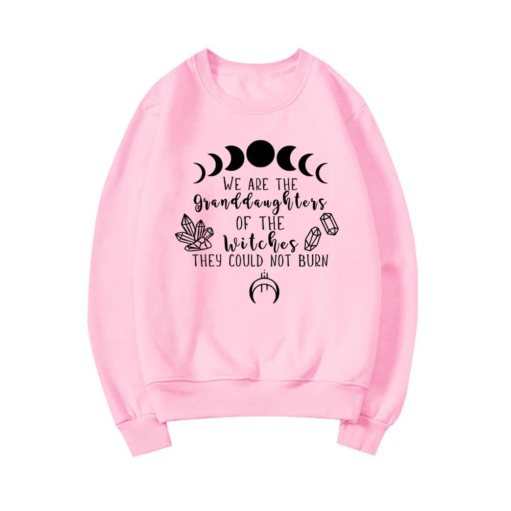 We Are The Granddaughters of The Witches You Could Not Burn Sweatshirt Salem Witch Hoodie Unisex Long Sleeve Sweatshirt Pullover