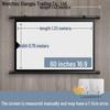 100-Inch Portable Floor-Standing Projector Screen with Stand