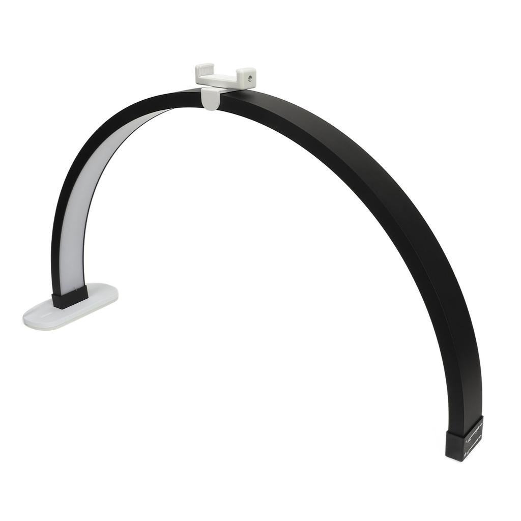 29.5in Half Moon Nail Desk Lamp 40W 3200‑5600K 2000LM Button Control Manicure Desk Lamp for Nail Eyelash Extension
