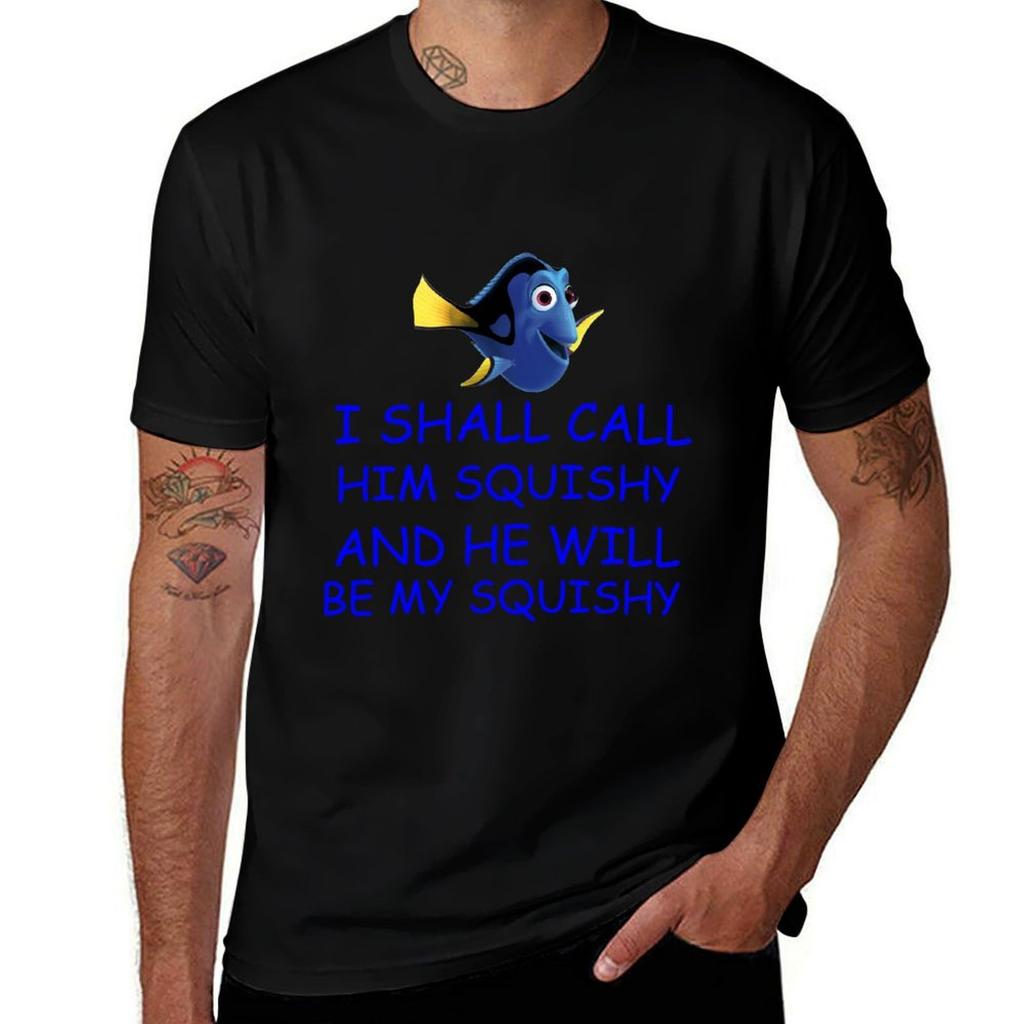 I Shall Call Him Squishy Tshirt Large Size Basic Casual Tshirt