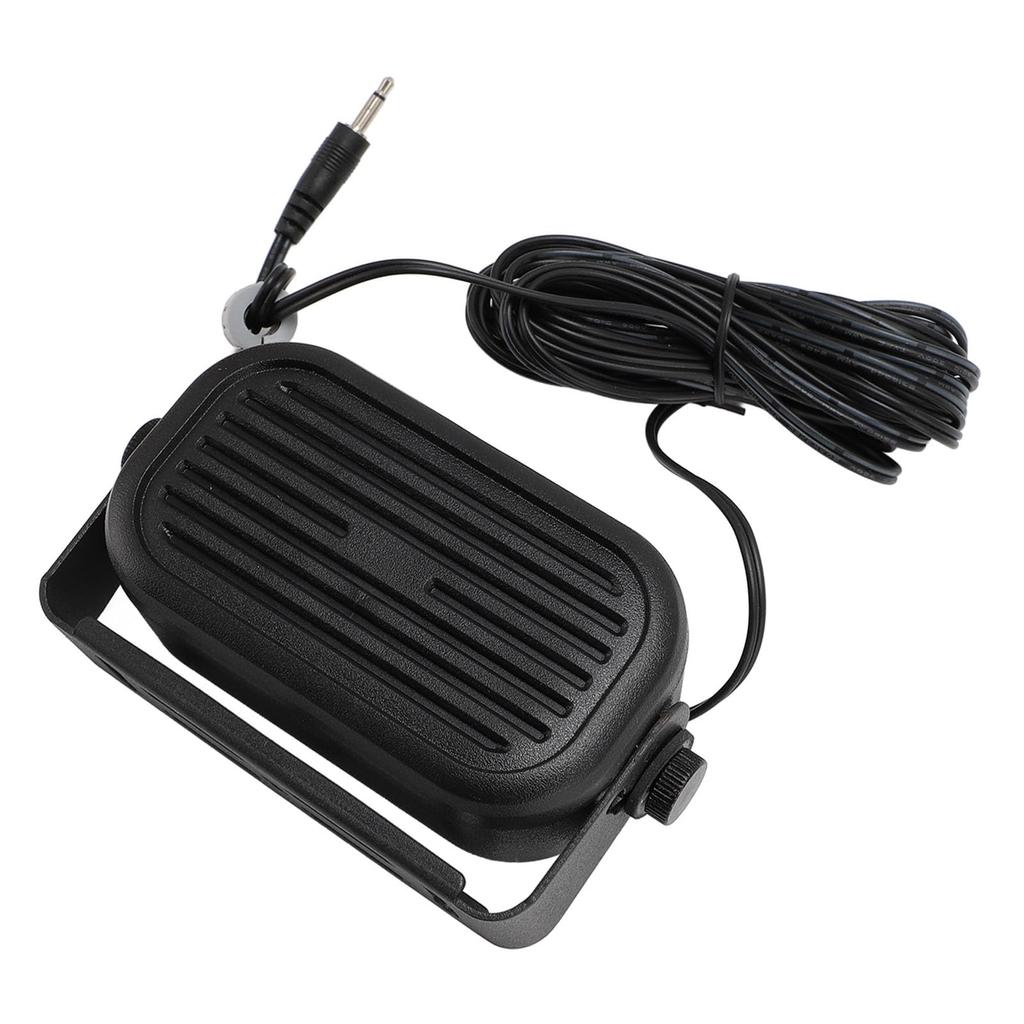 Mini External Speaker Loud and Clear 7W Car External Speaker, Cable Length 14.76ft, Compatible