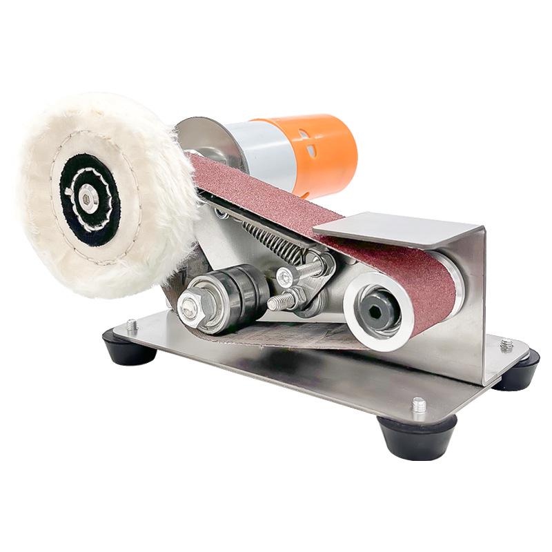 Compact Electric Sanding Belt Machine for DIY Woodworking and Polishing
