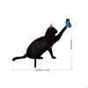 Outdoor Garden Metal Decoration Ornamental Hen Stake Iron Art for Patio Pathway