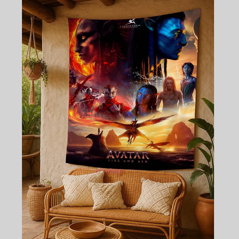 1PC Scifi Movies AAvatar Vintage Colorful Tapestry Wall Hanging Bohemian Wall Tapestries Mandala Wall Art Decor