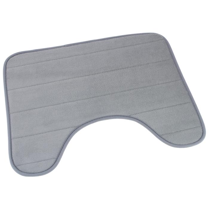 Bathroom Rug with a Cutout for the Toilet for the Bathroom Anti-Slip Mat