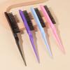 1pcs Hair Teasing Brush, Salon Back Combing Brush Rat Tail Teasing Hair Brush Nylon for Back Combing Styling Tool
