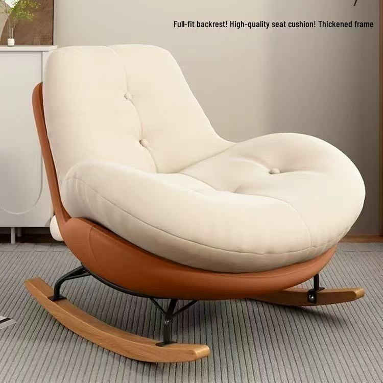Lounge Rocking Chair for Bedroom, Living Room, or Balcony