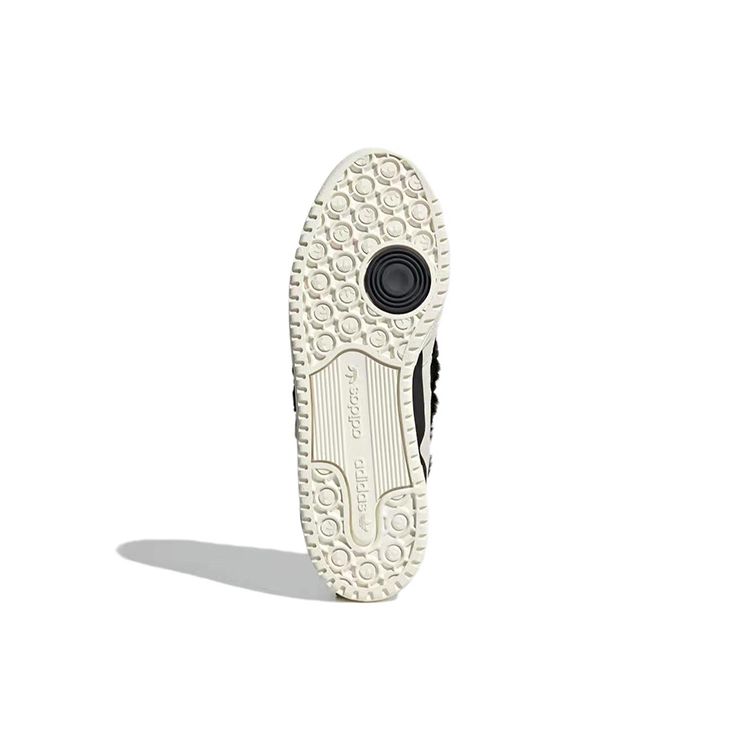 Adidas Oryginalne Forum 84 Low Skórzane Retro Niskoprofilowe Sneakersy Unisex Beżowy Czarny HQ8507